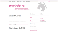 Desktop Screenshot of bendovka.cz